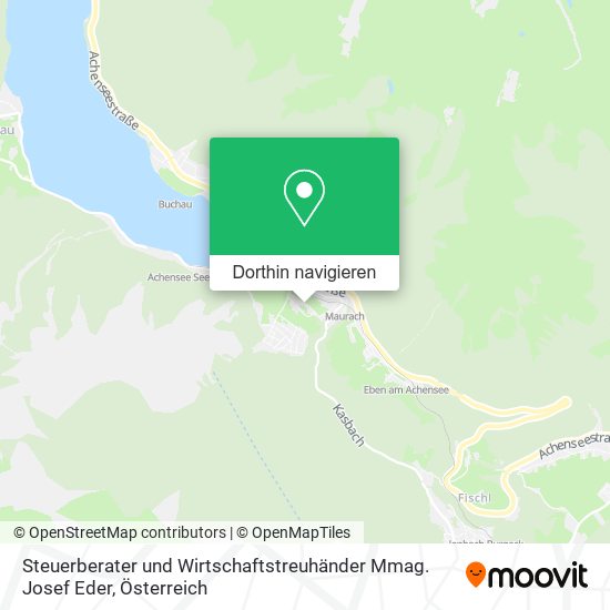 Steuerberater und Wirtschaftstreuhänder Mmag. Josef Eder Karte