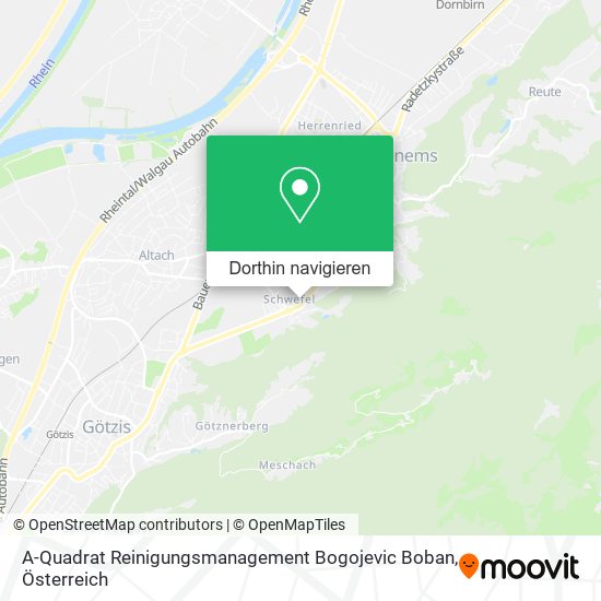 A-Quadrat Reinigungsmanagement Bogojevic Boban Karte
