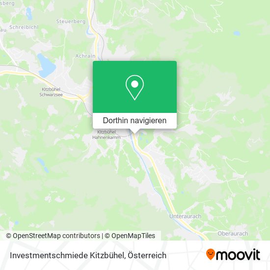 Investmentschmiede Kitzbühel Karte