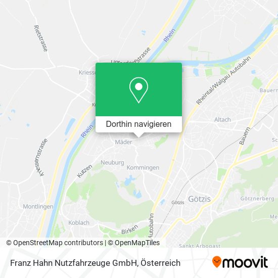 Franz Hahn Nutzfahrzeuge GmbH Karte