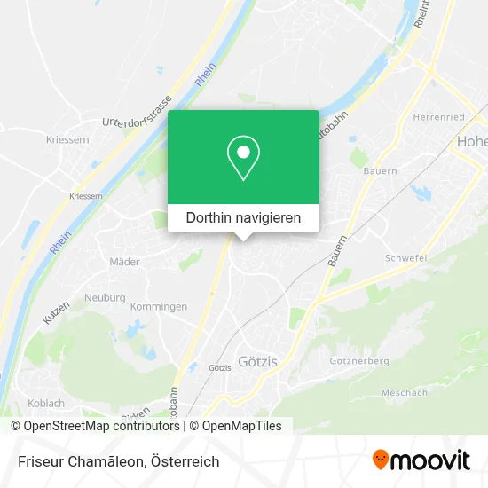 Friseur Chamãleon Karte