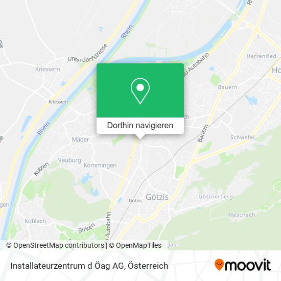 Installateurzentrum d Öag AG Karte