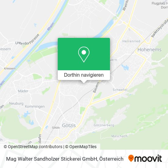 Mag Walter Sandholzer Stickerei GmbH Karte