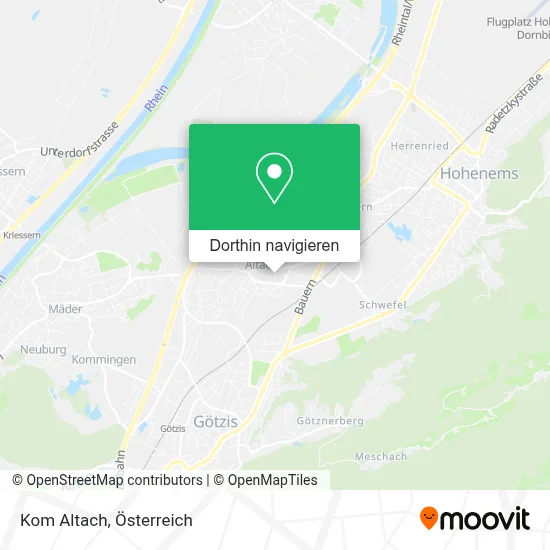 Kom Altach Karte