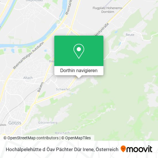 Hochälpelehütte d Öav Pächter Dür Irene Karte