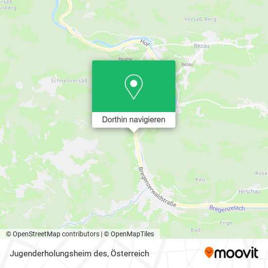 Jugenderholungsheim des Karte