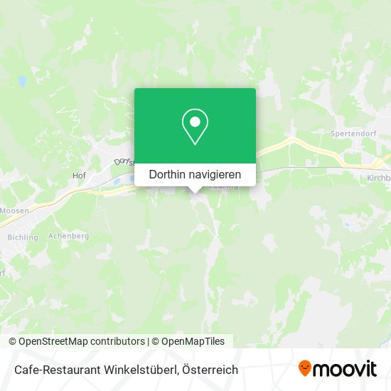 Cafe-Restaurant Winkelstüberl Karte
