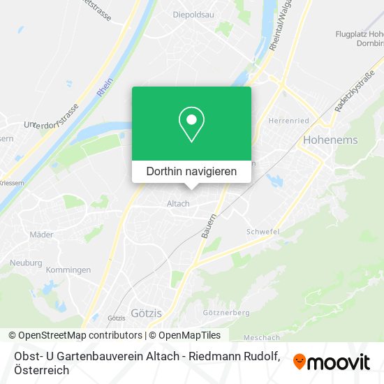 Obst- U Gartenbauverein Altach - Riedmann Rudolf Karte
