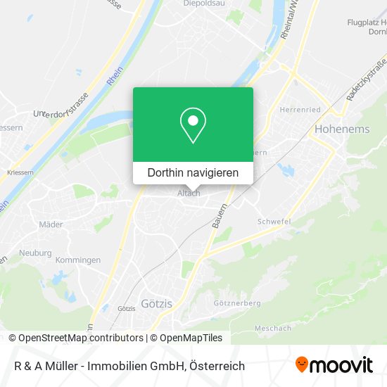 R & A Müller - Immobilien GmbH Karte
