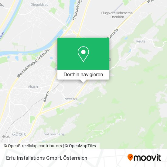 Erfu Installations GmbH Karte