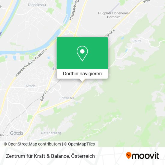 Zentrum für Kraft & Balance Karte