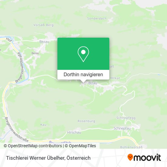 Tischlerei Werner Übelher Karte