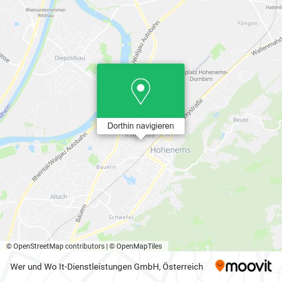 Wer und Wo It-Dienstleistungen GmbH Karte