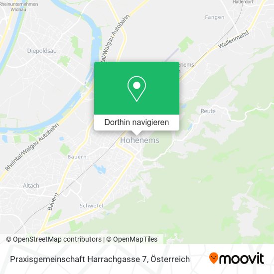 Praxisgemeinschaft Harrachgasse 7 Karte