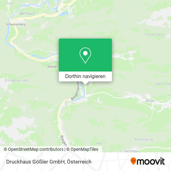 Druckhaus Gößler GmbH Karte