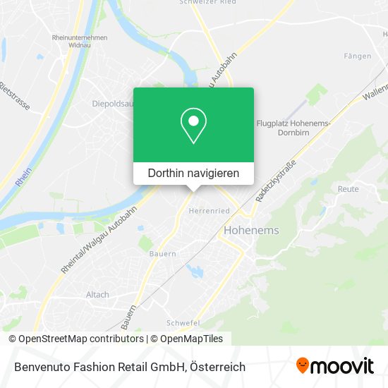 Benvenuto Fashion Retail GmbH Karte