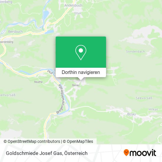 Goldschmiede Josef Gas Karte