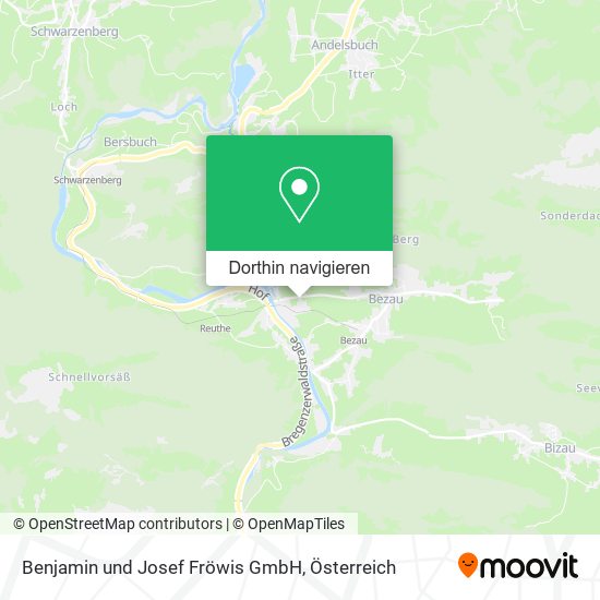Benjamin und Josef Fröwis GmbH Karte