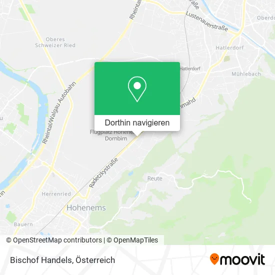 Bischof Handels Karte