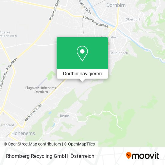 Rhomberg Recycling GmbH Karte