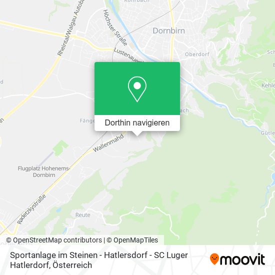 Sportanlage im Steinen - Hatlersdorf - SC Luger Hatlerdorf Karte