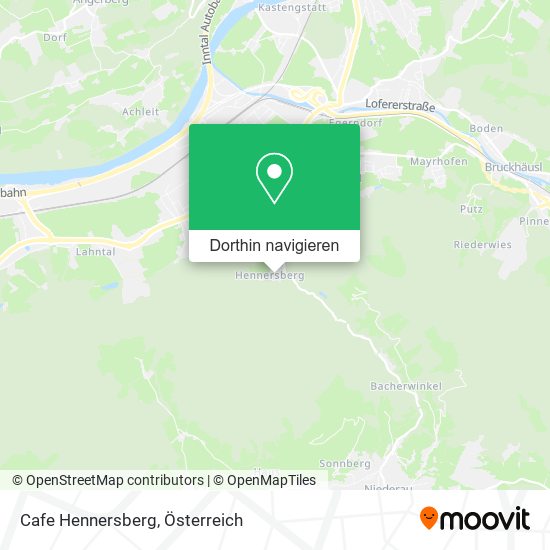 Cafe Hennersberg Karte