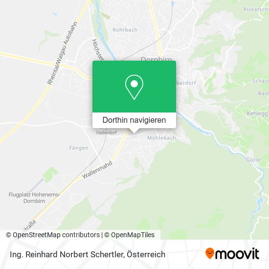 Ing. Reinhard Norbert Schertler Karte