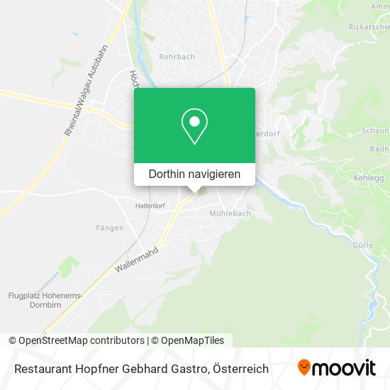 Restaurant Hopfner Gebhard Gastro Karte