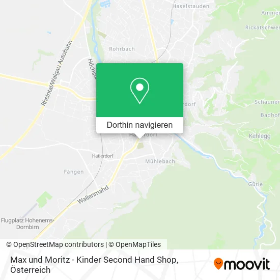 Max und Moritz - Kinder Second Hand Shop Karte