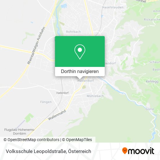 Volksschule Leopoldstraße Karte