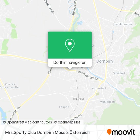 Mrs.Sporty Club Dornbirn Messe Karte