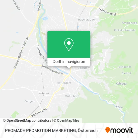 PROMADE PROMOTION MARKETING Karte