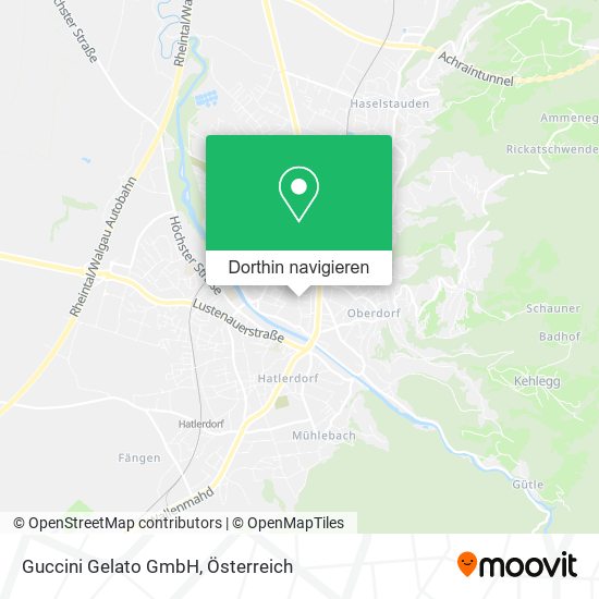 Guccini Gelato GmbH Karte