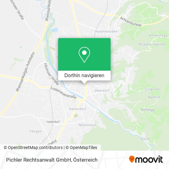 Pichler Rechtsanwalt GmbH Karte