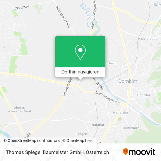 Thomas Spiegel Baumeister GmbH Karte