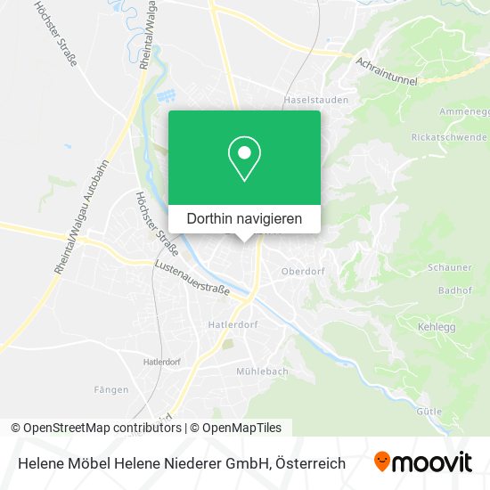 Helene Möbel Helene Niederer GmbH Karte