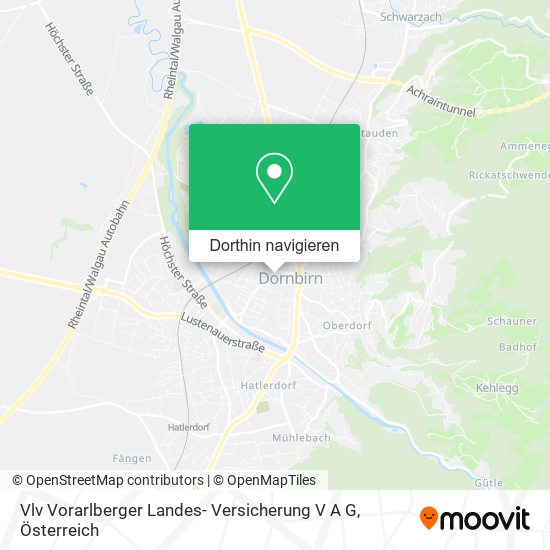 Vlv Vorarlberger Landes- Versicherung V A G Karte
