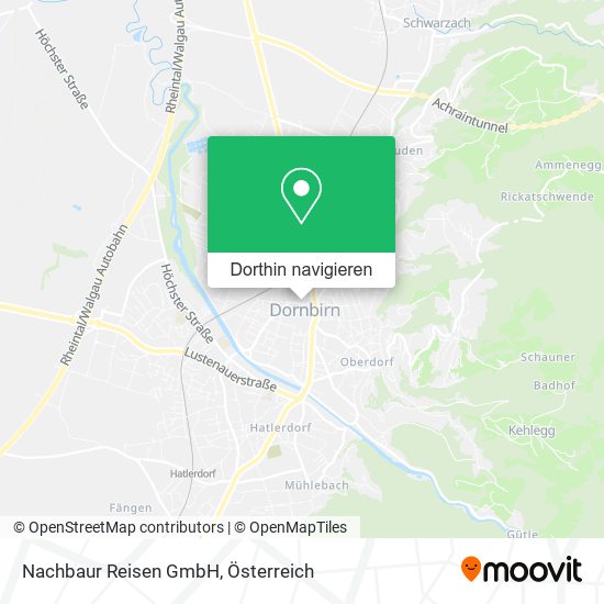 Nachbaur Reisen GmbH Karte