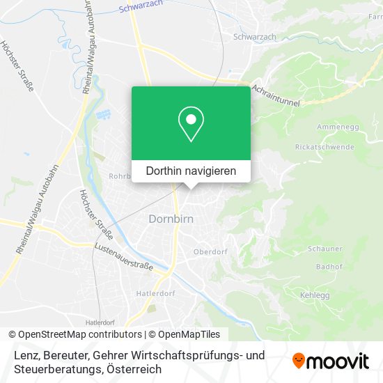 Lenz, Bereuter, Gehrer Wirtschaftsprüfungs- und Steuerberatungs Karte