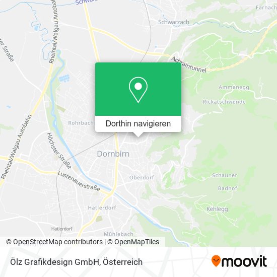 Ölz Grafikdesign GmbH Karte