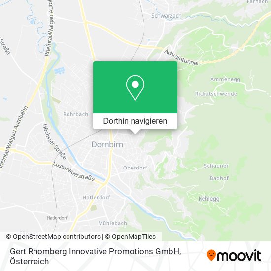 Gert Rhomberg Innovative Promotions GmbH Karte