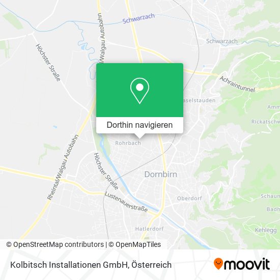 Kolbitsch Installationen GmbH Karte