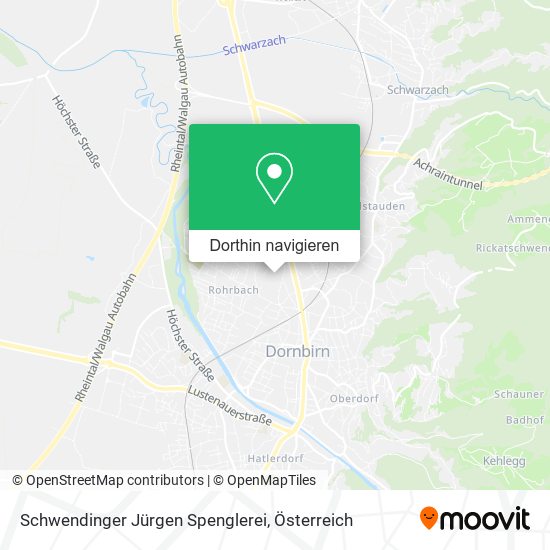 Schwendinger Jürgen Spenglerei Karte