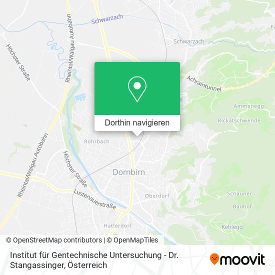 Institut für Gentechnische Untersuchung - Dr. Stangassinger Karte