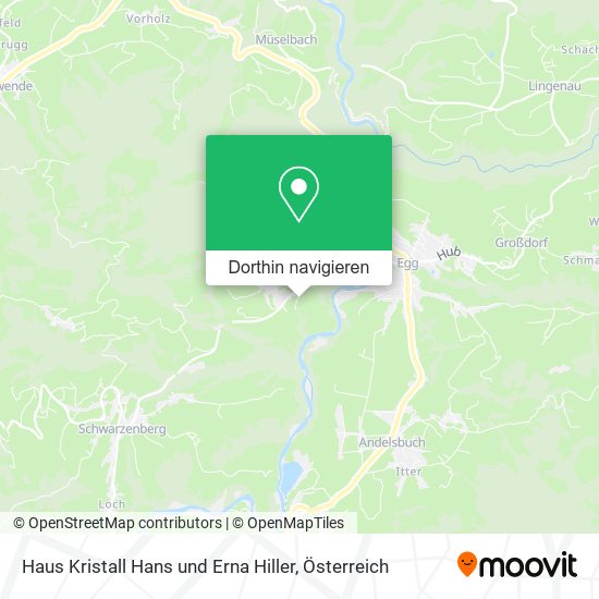 Haus Kristall Hans und Erna Hiller Karte