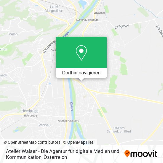 Atelier Walser - Die Agentur für digitale Medien und Kommunikation Karte