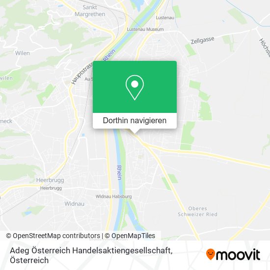 Adeg Österreich Handelsaktiengesellschaft Karte