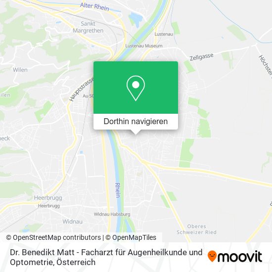 Dr. Benedikt Matt - Facharzt für Augenheilkunde und Optometrie Karte