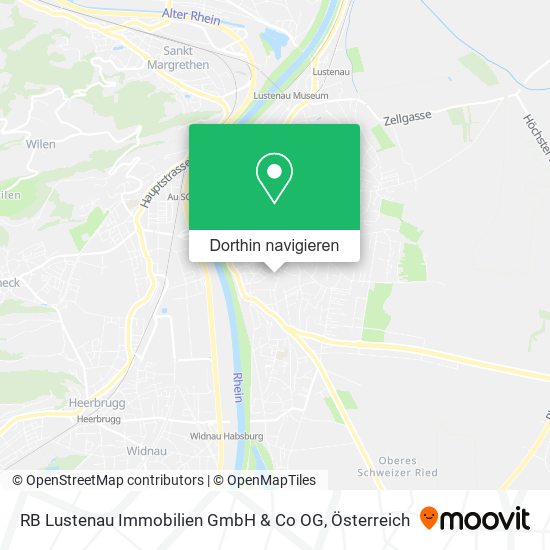 RB Lustenau Immobilien GmbH & Co OG Karte