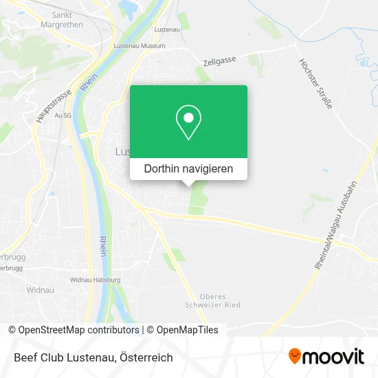 Beef Club Lustenau Karte